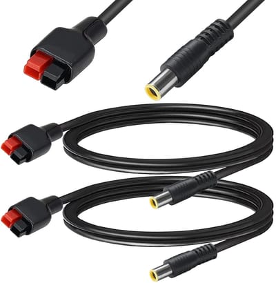 Dailygoody - DC Adapter Kabel - 8mm naar 45A Plug - Verlengkabel voor Zonnepaneel en Motorhome - Duurzaam - Energie efficiënt - Geschikt voor diverse