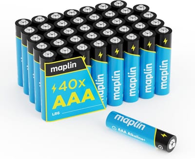 AAA Batterijen - Kleine Stroombron - Apparaten Voeden - Hoge Prestaties - 40 Stuks