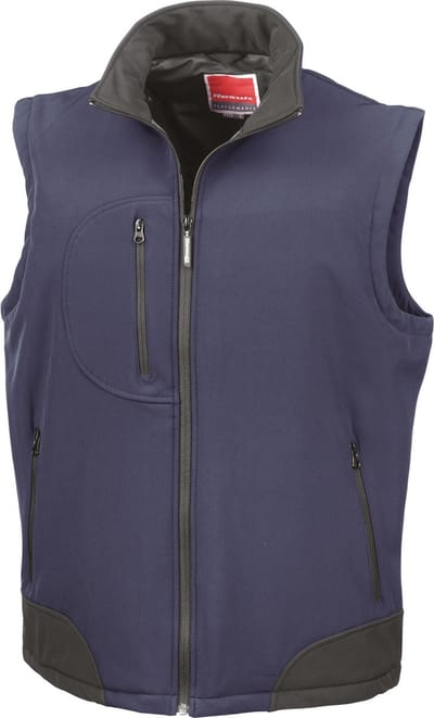 Result Soft Shell Bodywarmer RT123 - Navy/Black - XXL