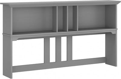 Bureau Hutch - Opbergunit Bureau - Werkruimte Organiseren - Modulair Ontwerp - 60W - Cape Cod Grijs