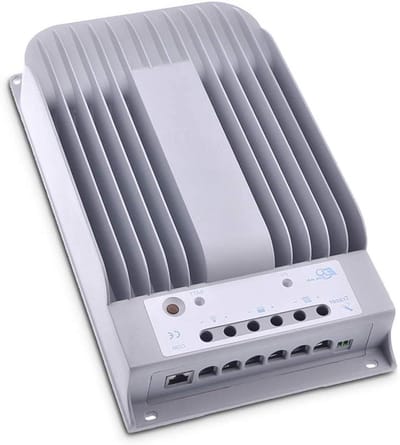 MPPT Zonne Laadregelaar - Solar Controller Energie Manager - Energie Opladen - Negatieve Aarding - 30A 150V - Grijs