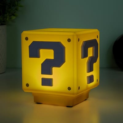 Super Mario Mini Question Block Light V4 van Paladone