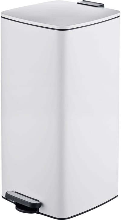 Pedaalemmer - 30 liter - softclose - wit