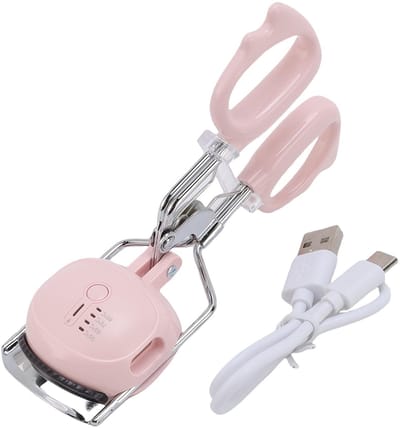 Dailygoods- Wimperkruller Snelle Verwarming - Elektrisch - 4 Temperatuurinstellingen - Ergonomische Handgreep - Duurzaam ABS - Ideaal voor Reizen - Wimperkrulapparaat