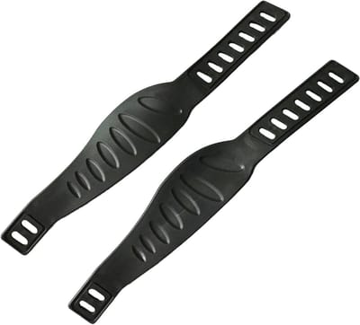 Fiets Pedaal Riemen - Onderdelen Set - Binnen Fietsen - Ergonomisch Ontwerp - 10 x 9 cm - Zwart