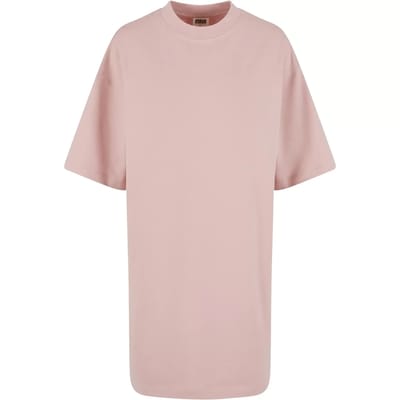 Urban Classics - Organic Heavy Oversized Tee Korte jurk - XS - Roze