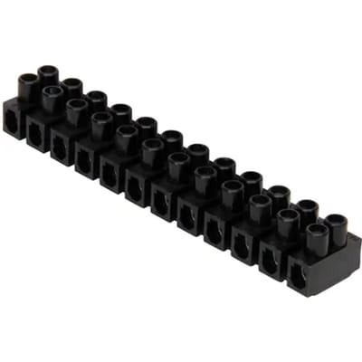 Kopp Kroonklem 2,5 - 4mm 12-polig Zwart 2 Stuks