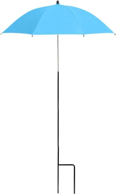 Buitenplantenparasol - Zonnescherm bloemen - Planten beschermen - Opvouwbaar ontwerp - 103x60 cm - Metaal
