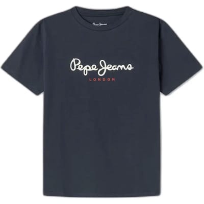 Pepe Jeans New Art T-shirt Met Korte Mouwen Blauw 10 Years Jongen