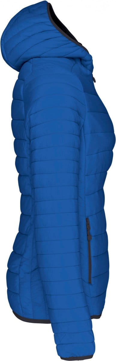 Kariban Ladies' lightweight hooded padded jacket K6111 - Light Royal Blue - XS