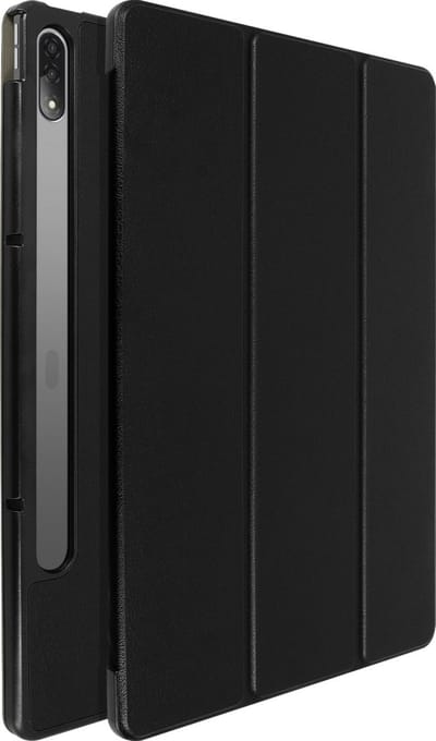Avizar Hoesje Geschikt voor Lenovo Tab P12 Pro met Standfunctie en Toetsenbord, Zwart
