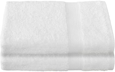 De Witte Lietaer Badhanddoek Stephanie White - Set 2 stuks - 70 x 140 cm - Wit - Katoen