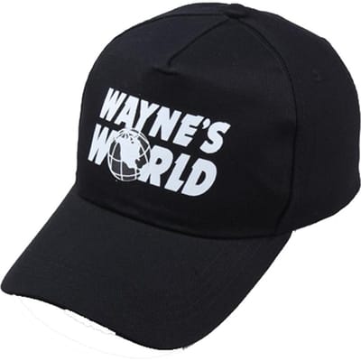 Wayne’S World Hoed Merk Snapback Katoenen Baseballpet Mannen Vrouwen Hip Hop Papa Truckerhoed Dropshipping black