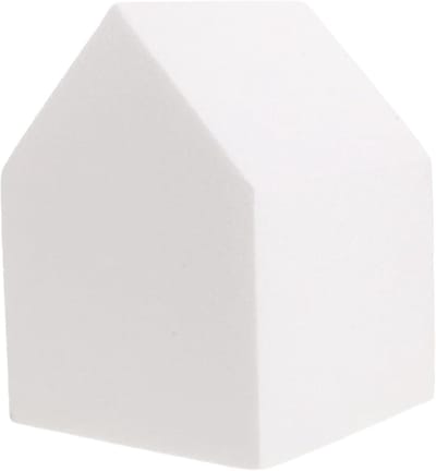 Schuim Huisjes - Doe-het-zelf Vormen - Creatief Knutselen - Verfklaar Oppervlak - 15 cm - Wit