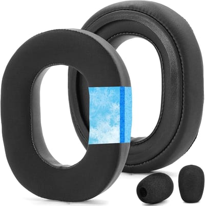 Comfortabele vervangende oorkussens en microfoon schuim voor gaming headsets, geschikt voor Razer BlackShark V3 en V3X, verbeterde geluidsisolatie en draagcomfort