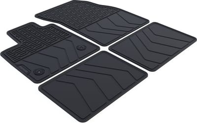 Rubber Automatten geschikt voor Ford Focus - 2018-2026 - 4-delig - Uitvoering: Mk4 | 3/5-deurs / Active / Station | Bijrijder Geen bevestiging