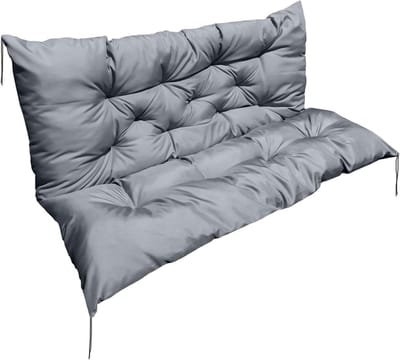Schommelkussen - Zitkussen Bank - Buiten Ontspannen - Waterdicht Materiaal - 180x60x50 cm - Grijs