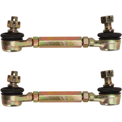 2 Stuks Stuurkogel 10mm Draad Staallegering Stabilisatorstangeind Set voor 50cc 70cc 90cc 110cc 125cc brown