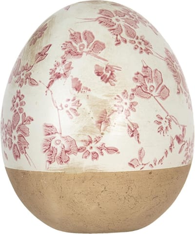 Clayre & Eef Decoratie 6CE1187L Ø 14*16 cm - Meerkleurig Keramiek  Decoratief Figuur  Decoratieve Accessoires  Woonaccessoires