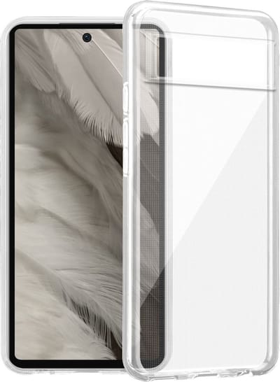 Cadorabo Hoesje geschikt voor Google Pixel 7A in VOLLEDIG TRANSPARANT - Beschermhoes gemaakt van flexibel TPU Silicone Case Cover