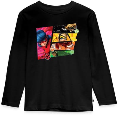 Miraculous Superhelden Ladybug Chat Noir Vesperia Premium T-Shirt Kinderen