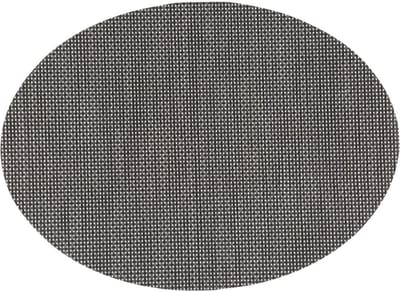 Secret De Gourmet Placemat Maoli - ovaal - zwart - 48 x 35 cm - kunststof - onderlegger - Tafel onderleggers