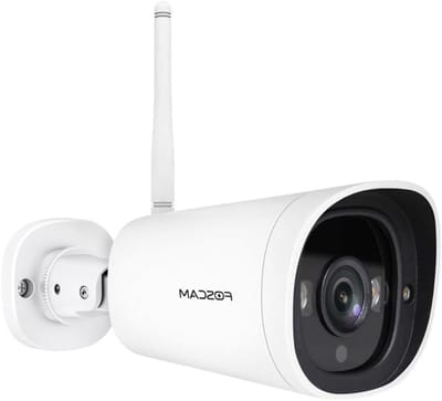 Buiten Beveiligingscamera - Full HD Camera - Huis Bewaken - Intelligente Bewegingsdetectie - 2K Resolutie - Wit