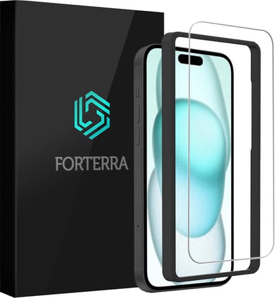 Screenprotector Geschikt voor Apple iPhone 15 - Met Installatie Frame - Beschermglas - Gehard Glas - Tempered Glass - Screen Protector