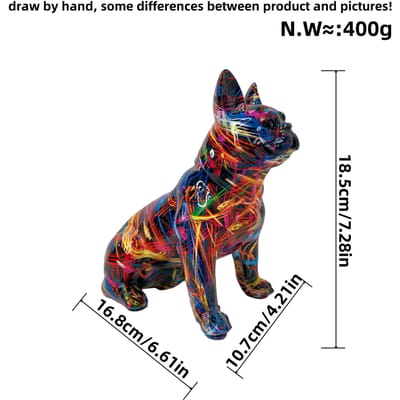 Nieuwe Stijl Hond Ornamenten Huis Beeld Woonkamer Entree Decoratie Creatieve Desktop Hars Ambachten