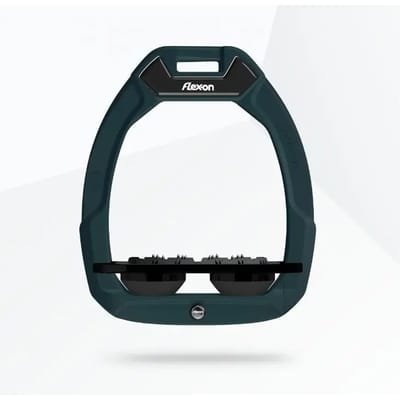 Veiligheidsstijgbeugels Plat Ultra Grip Groen/Zwart/Zwart Flex-On Safe-On