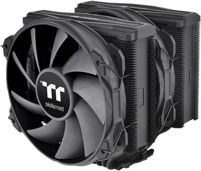 CPU Luchtkoeler - Processor Koeler - Computer Koelen - Dubbele Toren - 140 mm Ventilator - Zwart