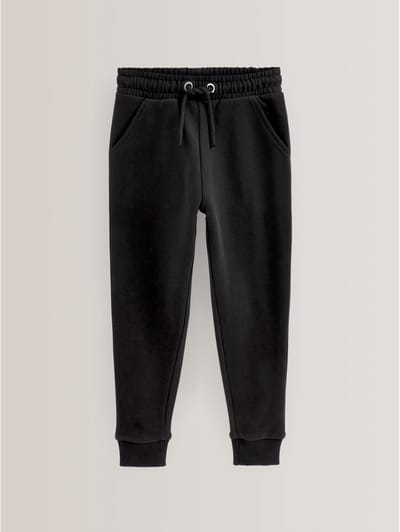 Next - Meisjes - Zachte jersey joggingbroek met normale pasvorm - Zwart