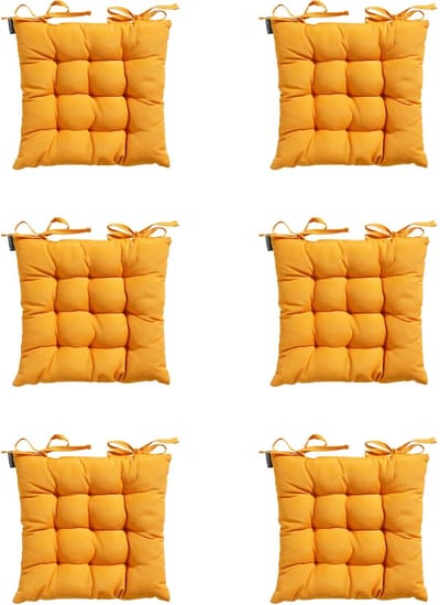 Madison - Zitkussen - Universeel - 6 stuks - 46 x 46 cm - Golden Glow