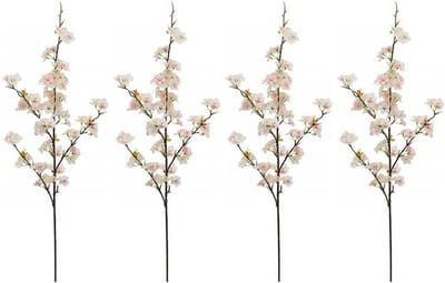 4 Stuks Kunstmatige Kersenbloesem Takken van 110 cm, Nepparen voor Bruiloft, Thuisdecoratie en DIY Vaascentra