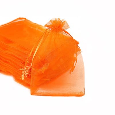 Dailygoods- Organza zakjes 50 stuks - Cadeauzakjes - Trekkoord - Sieradenzakjes - Snoepzak - Afmetingen 7x9 cm - Cadeauzakje