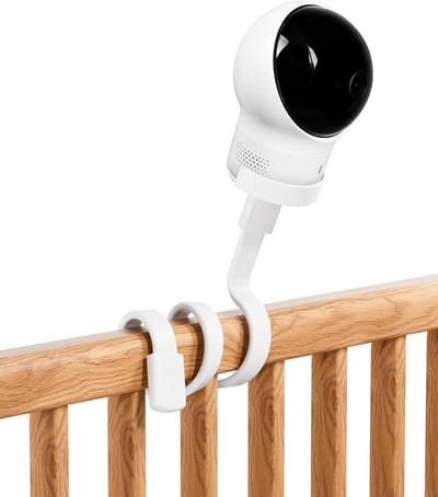 Baby Monitor Flexibele Houder - Camera Beugel - Baby Monitoring - 360 Graden Dekking - 3 Grams - Wit