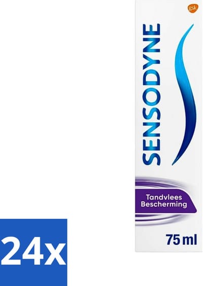 24 x Sensodyne Tandpasta Gum Protection 75 ml - Gevoelige Tanden - Tandvleesbescherming - Tandpasta - Gevoeligheid - Tandpasta Voor Gevoelige Tanden