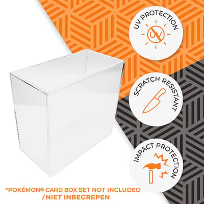 Montafiq - ETB Beschermer - Acryl Display Case - Acryl Case - Magnetisch Sluitbaar - Stofvrij - Elite Trainer Box - Acryl beschermer - Acryl protector