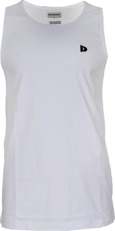 Donnay - Muscle shirt (James) - Tanktop - Heren - White (001) - maat M