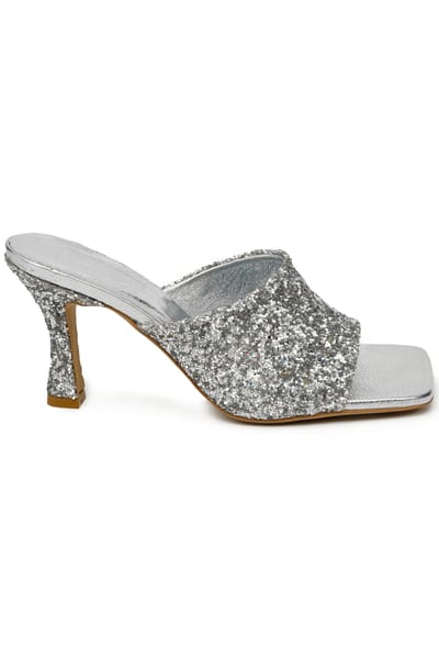 Fabienne Chapot Alexa Mule Silver Maat: 37 | Muiltjes Outlet | Dames | Zilver