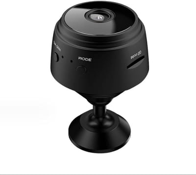Mini Camera - Verborgen Camera - Beveiliging Thuis - Nachtzicht Functie - 8x7x4 cm - Zwart
