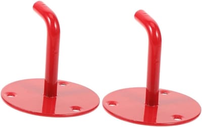 Brandblusser Beugel - Wandhaak - Brandveiligheid Zorgen - Moeiteloze Installatie - 6.8x6.5x6.5cm - Rood