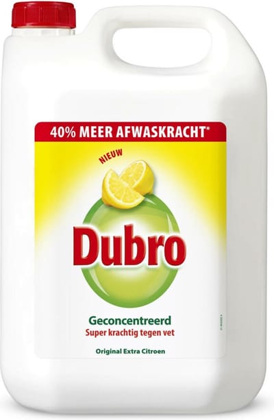 3x Dubro Afwasmiddel Extra Citroen 5 liter