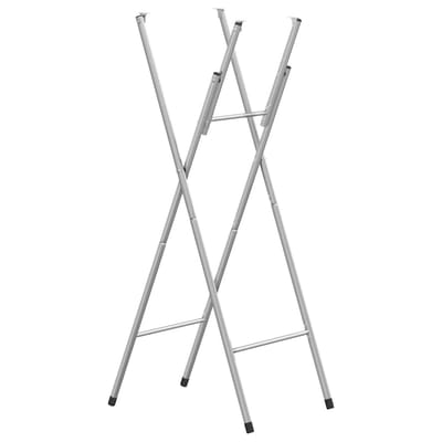 vidaXL - Bartafelpoten - inklapbaar - 45x53x108 - cm - staal - zilverkleurig
