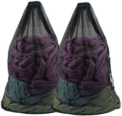 Wasnetzakken met trekkoord, net waszak met trekkoord voor wasmachine, stevige waszak voor vuile reiskleding voor wasmachine, voor doeken, blouse, ondergoed