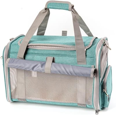Huisdier Transporttas - Draagtas Kat Hond - Veilig Vervoer - Ademend Ontwerp - Max 10 kg - Roze