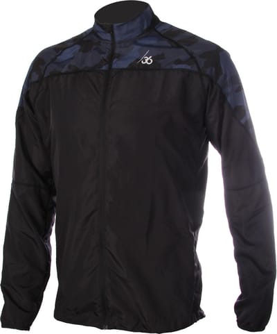 Running Jacket, Vrouw - 36, Zwart/Blauw - Dames