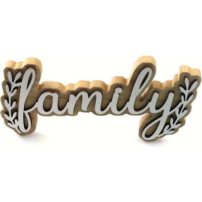 1pc Artisanat en Bois Alphabet, Décoration de Maison Créative en Bois, Ornement de Décoration de Bureau pour Maison d'Étude, Salon, Chambre