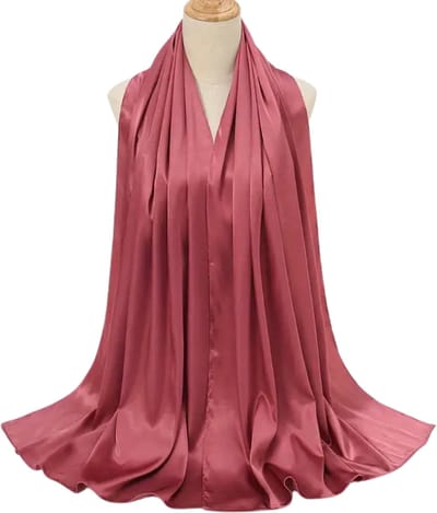 Bovista Hoofddoek - Hijab - Dames - Abaya - Sjaal - Islamitische Kleding - Moslim Kleding - Alhamdulillah - Donker Roze