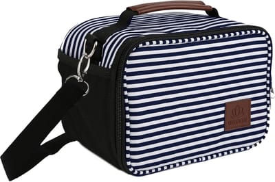 Geïsoleerde Koeltas voor Vers Eten, Praktische Lunchbox met Verstelbare Schouderriem